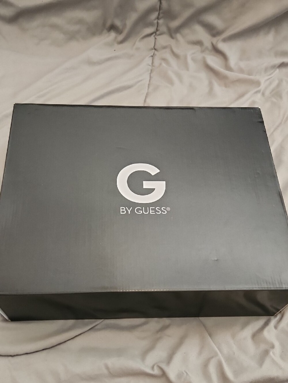 G by Guess Black Leather Buckle Ankle Boots - Picture 8 of 9